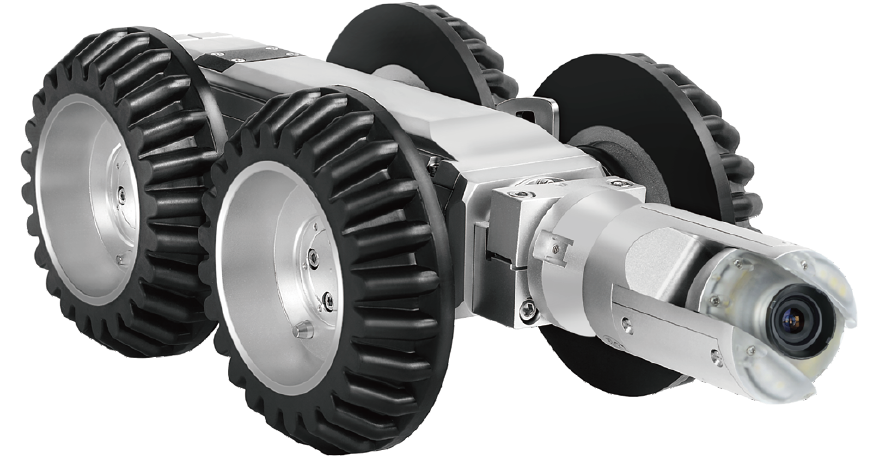 Small but capable, the S100 pipe inspection system is suitable for pipe diameters from 4" to 24". Its compact design allows inspection of small pipes up to medium-sized pipes. Its scalability and adaptability will make the S100 a great system for many different applications.