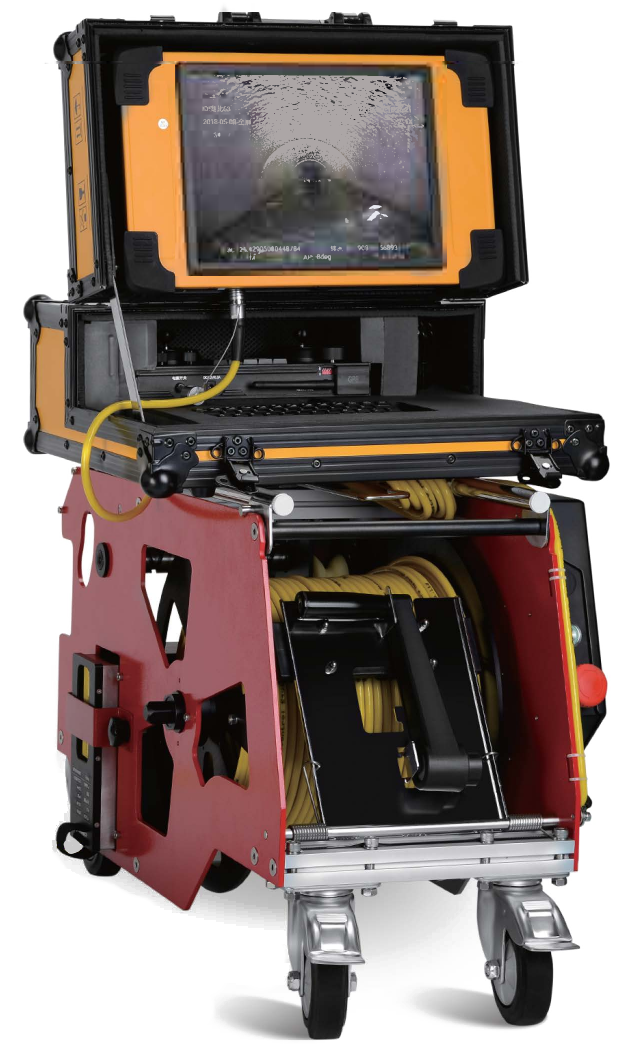 Small but capable, the S100 pipe inspection system is suitable for pipe diameters from 4" to 24". Its compact design allows inspection of small pipes up to medium-sized pipes. Its scalability and adaptability will make the S100 a great system for many different applications.